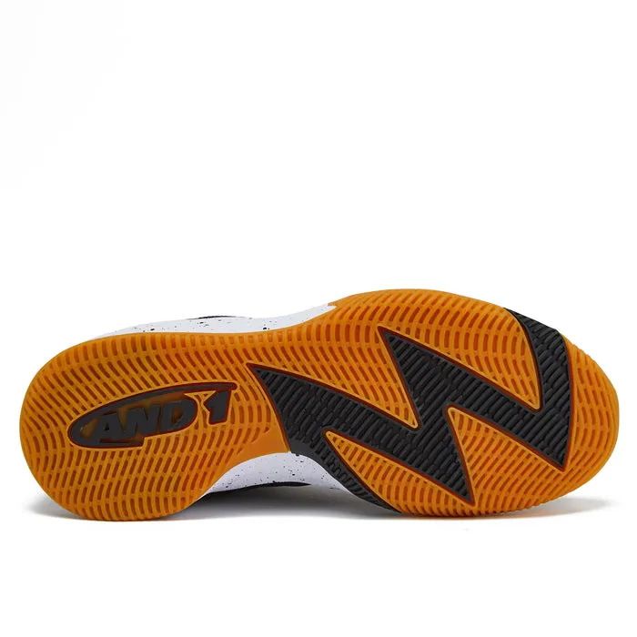 And 1 Men's Turnaround Black/Gold Basketball Shoes Multi   Purpose Grip Jump