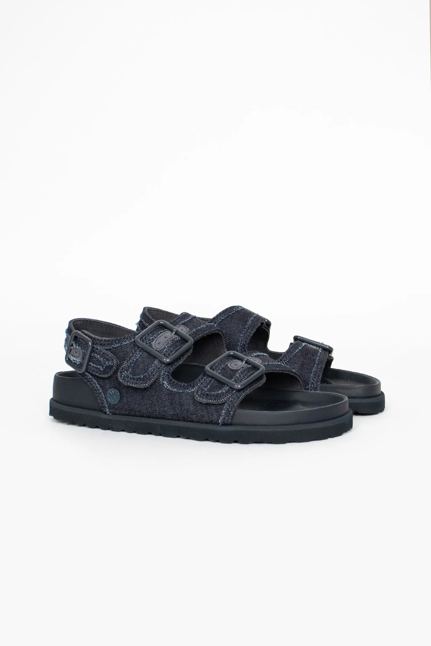Milano Stone Washed Sandal Dark Washed Denim Quick Step Rock Path