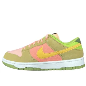 Sneaker Customization Nike Dunk Low Sun Club Arctic Orange Sanded Gold