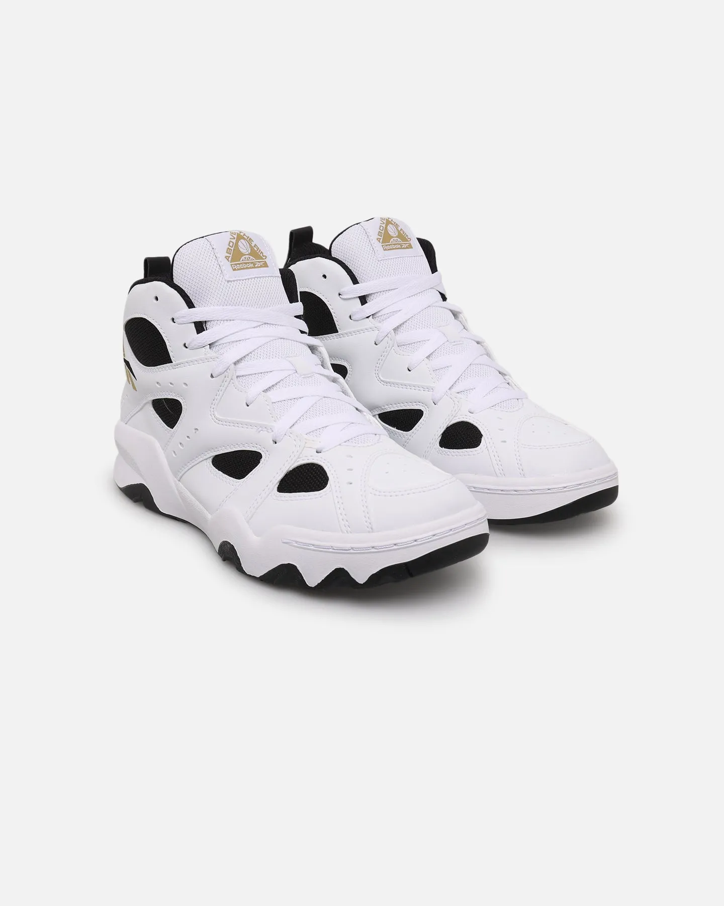 Pair Quick Play Hard Reebok Above The Rim Decimator White/Black