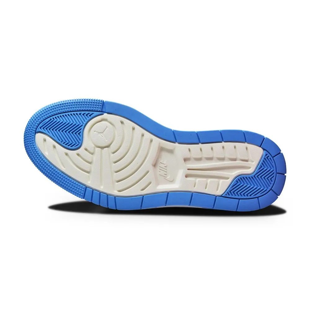 Hollow Core Midsole Structure Slip   On Style Women's Nike Air Jordan 1 Elevate Low SE - DQ3698 141 - White University Blue