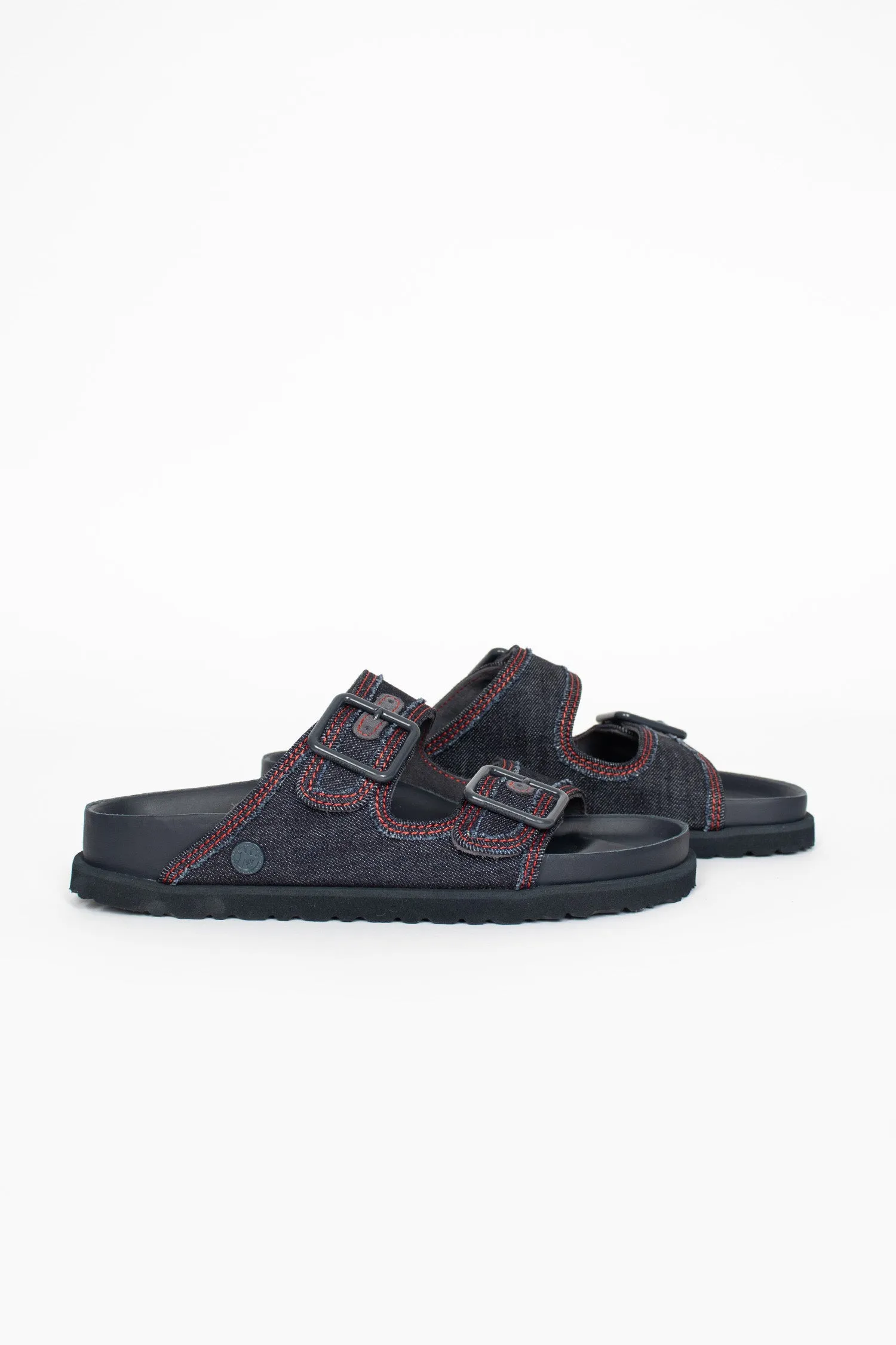 Arizona Stone Washed Sandal Dark Wash Denim Cold Safe