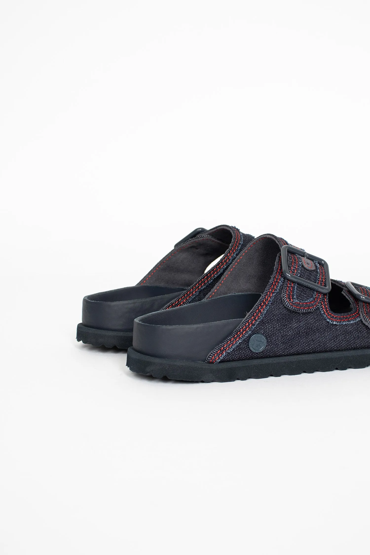 Cross Road Arizona Stone Washed Sandal Dark Wash Denim