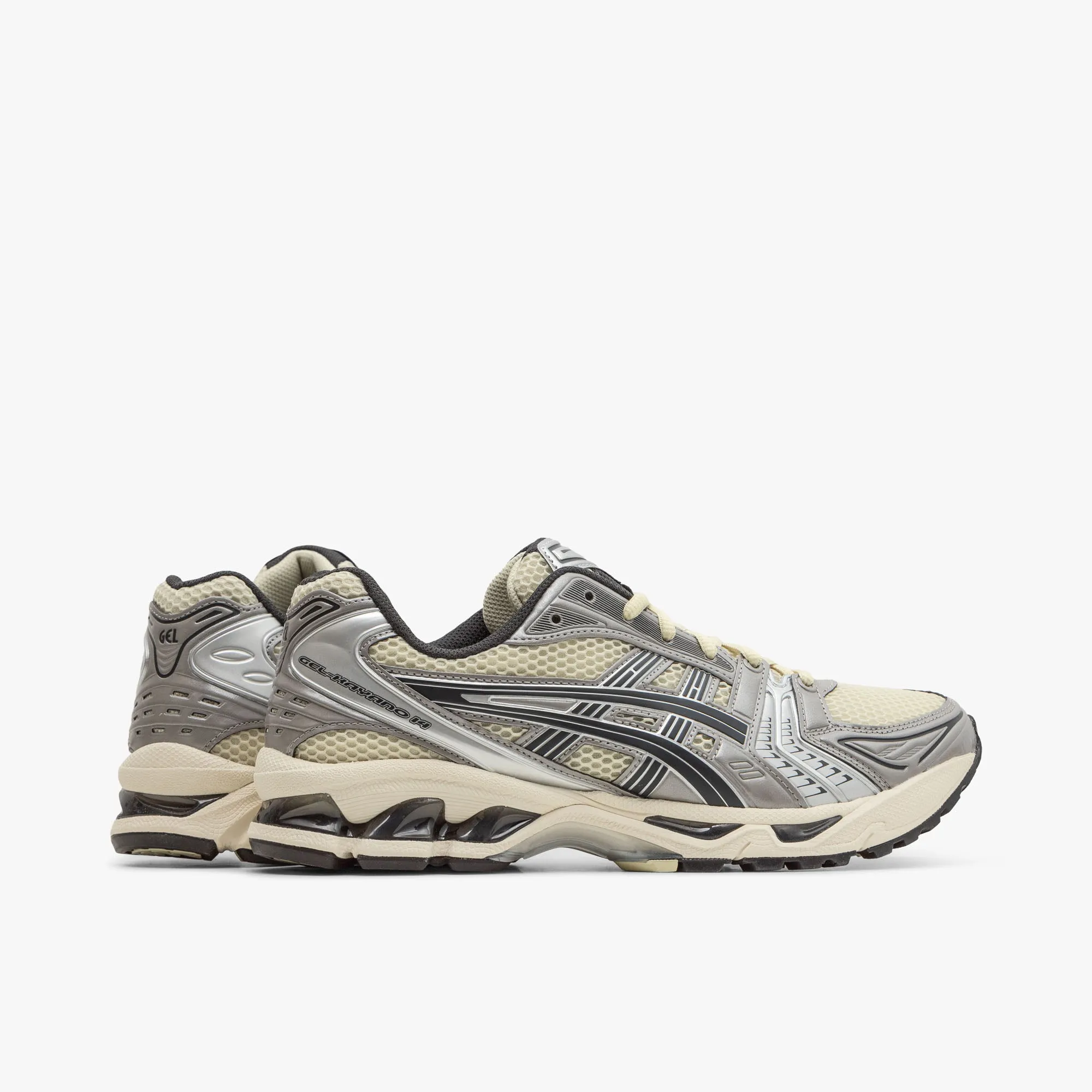 ASICS Gel-Kayano 14 Oyster White / Steeple Grey Running Cushioning