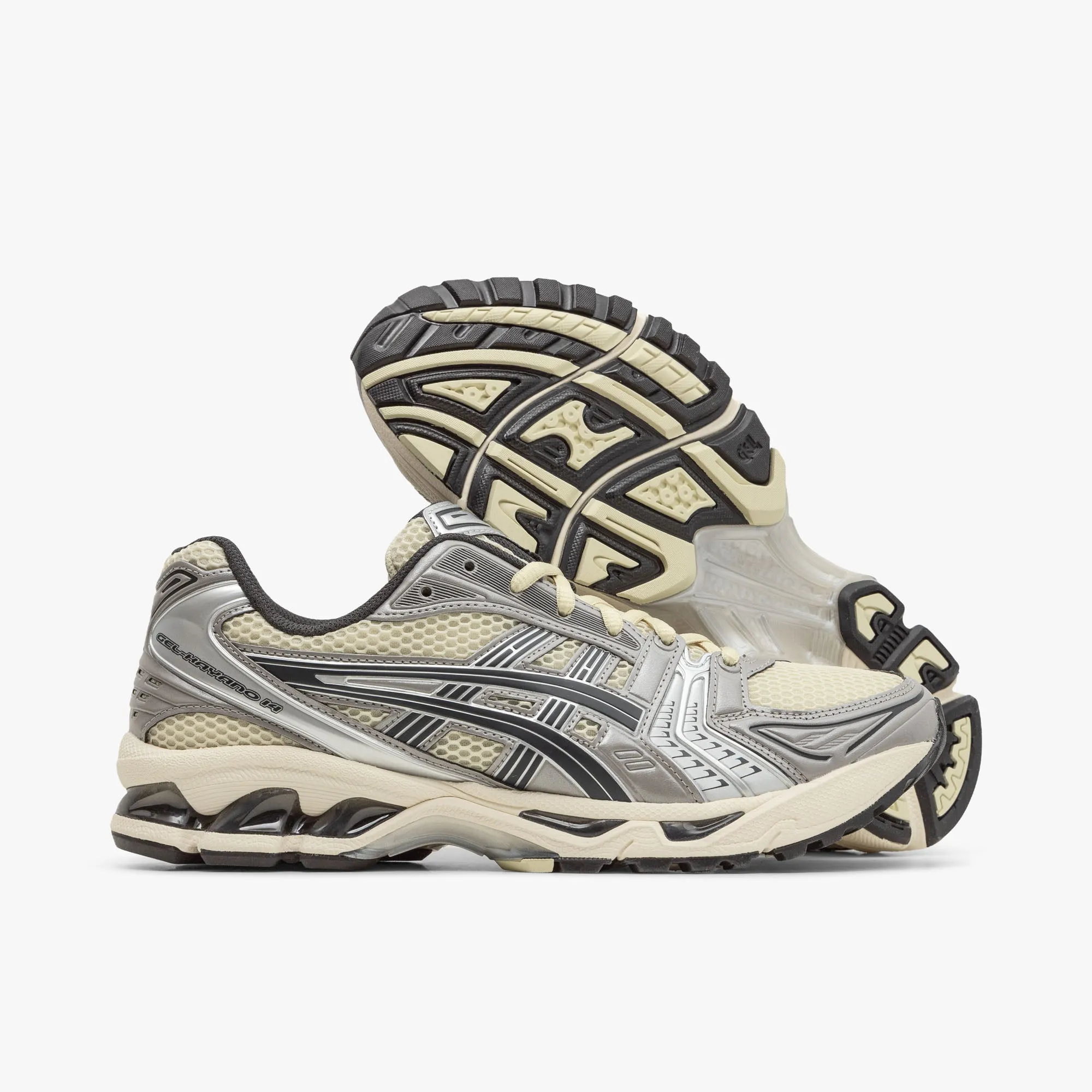 Velcro - closure weekend shoes ASICS Gel-Kayano 14 Oyster White / Steeple Grey