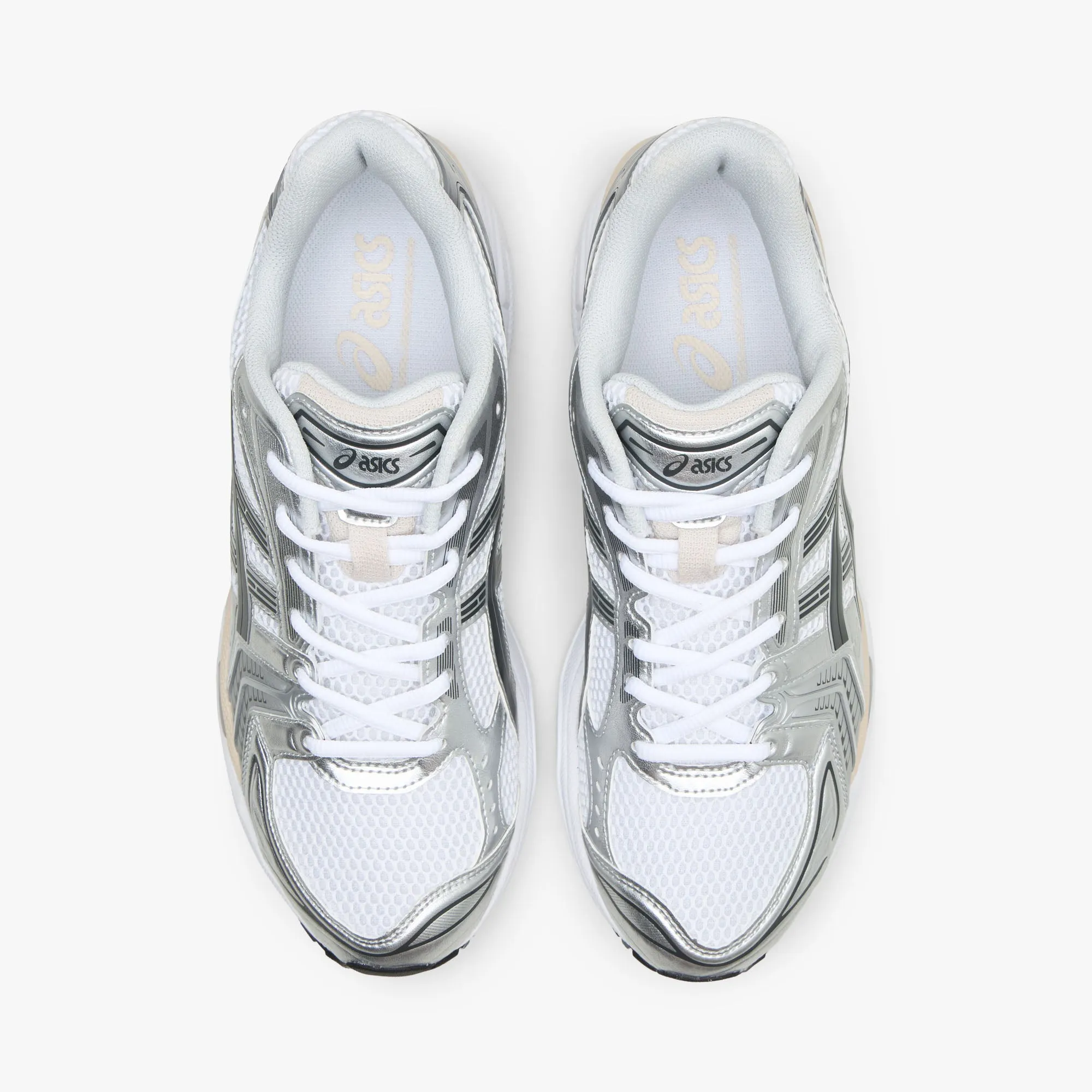 safari - themed running wear ASICS GEL-Kayano 14 White / Graphite Grey