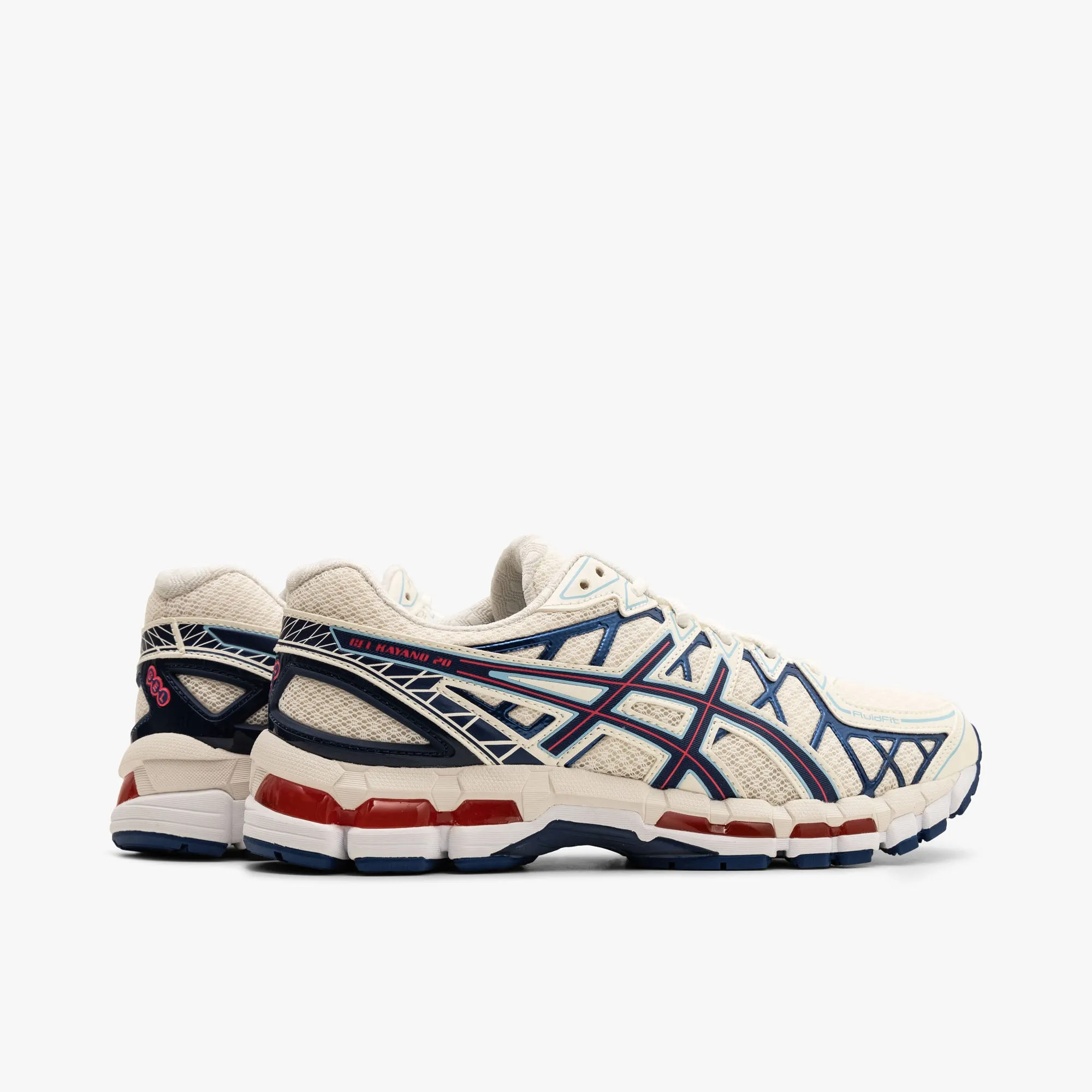eco - friendly shoes ASICS Gel-Kayano 20 Cream / Deep Marine