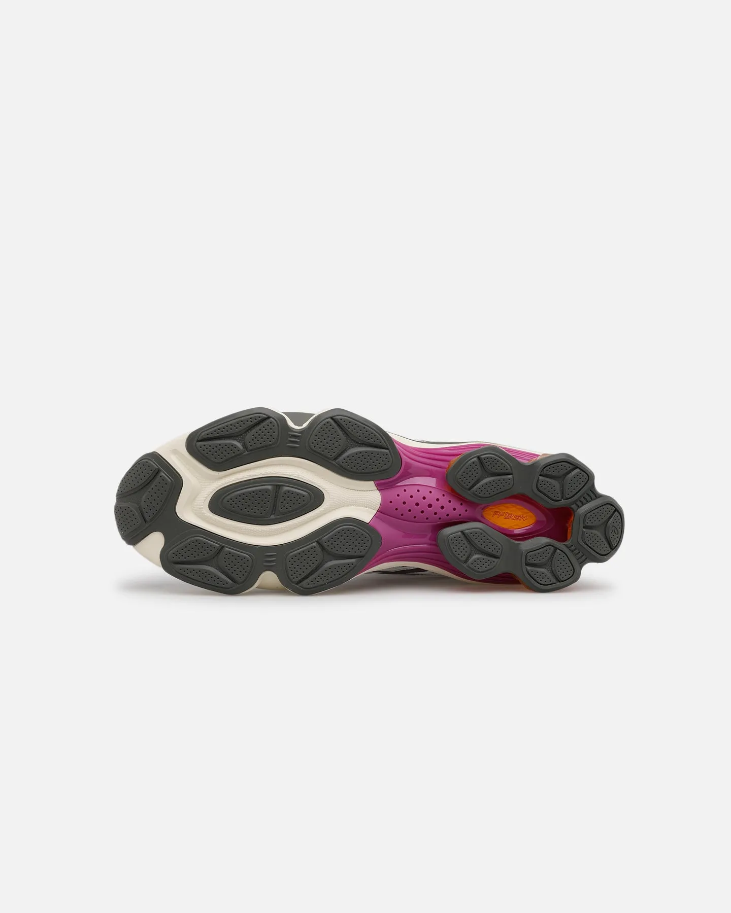 Asics Gel-Kinetic Fluent "Truffle" White/Purple Trend Glow