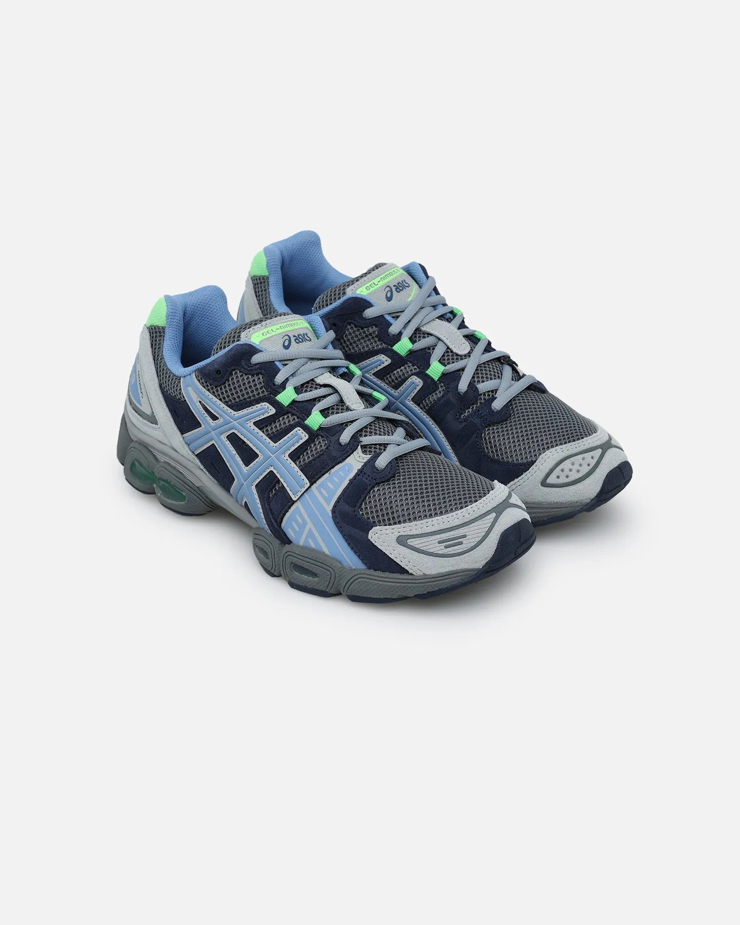Asics Gel-Nimbus 9 Steel Grey/Blue Ice Guard Adjustable