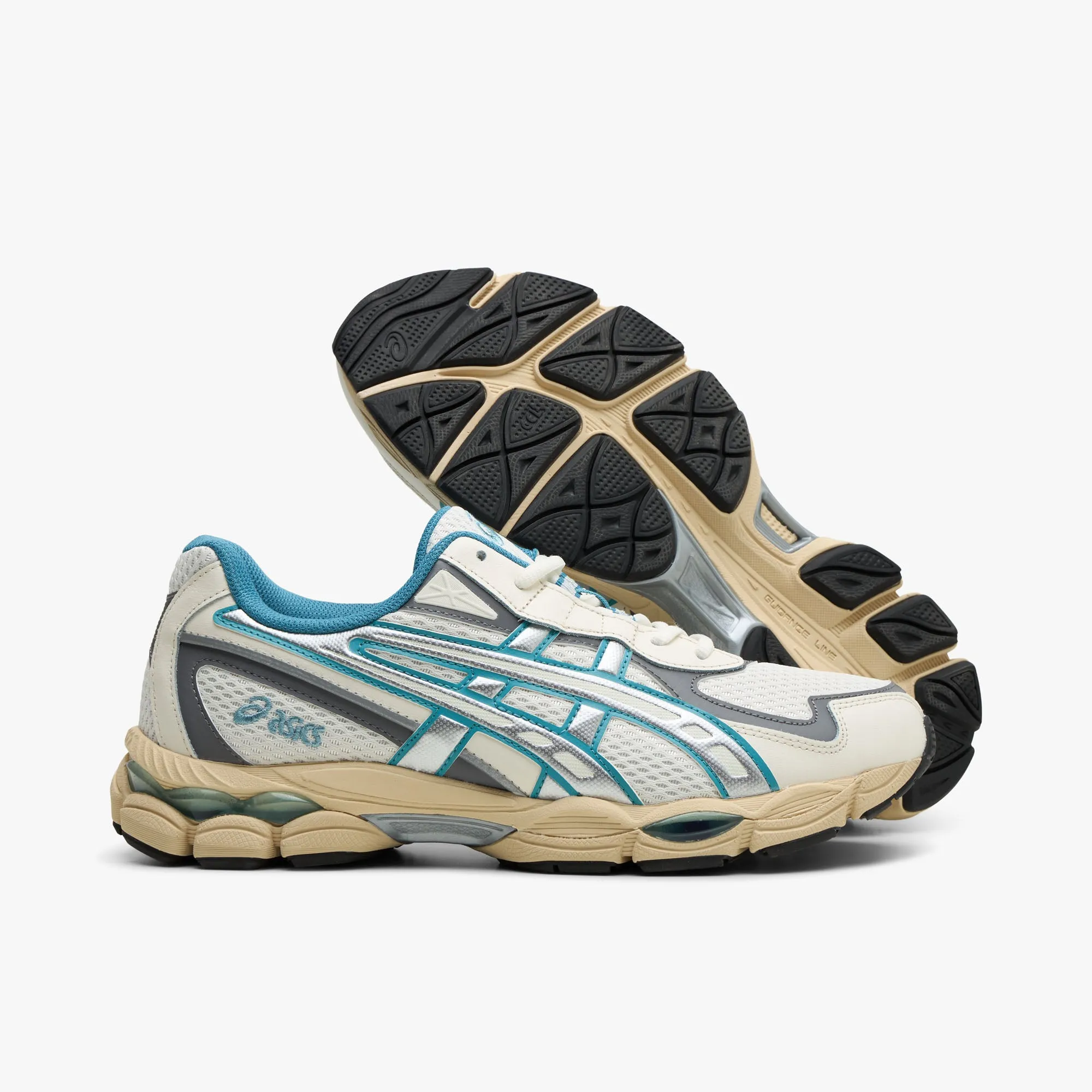 ASICS GEL-NYC 2055 Cream / Blue Teal Stretchy