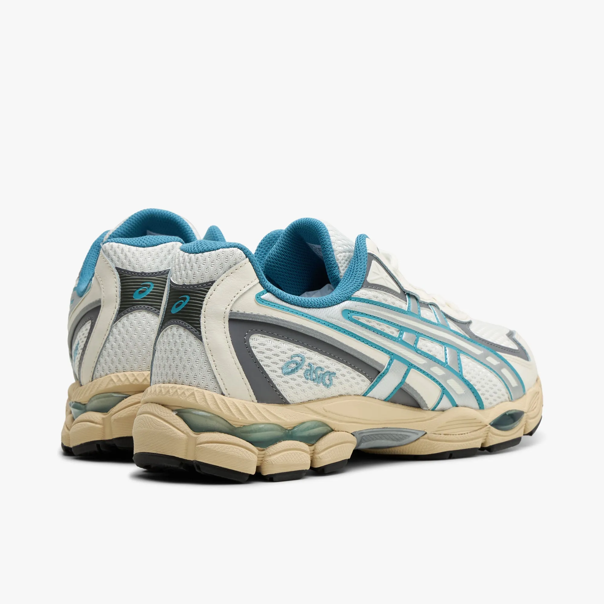 ASICS GEL-NYC 2055 Cream / Blue Teal Aerodynamic Design Asics FlyteFoam