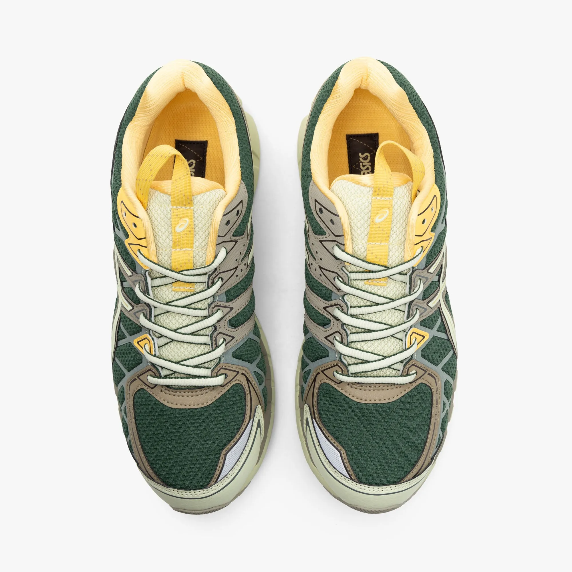 night running footwear compression sock ASICS UB10-S Gel-Kayano 20 Hunter Green / Jade