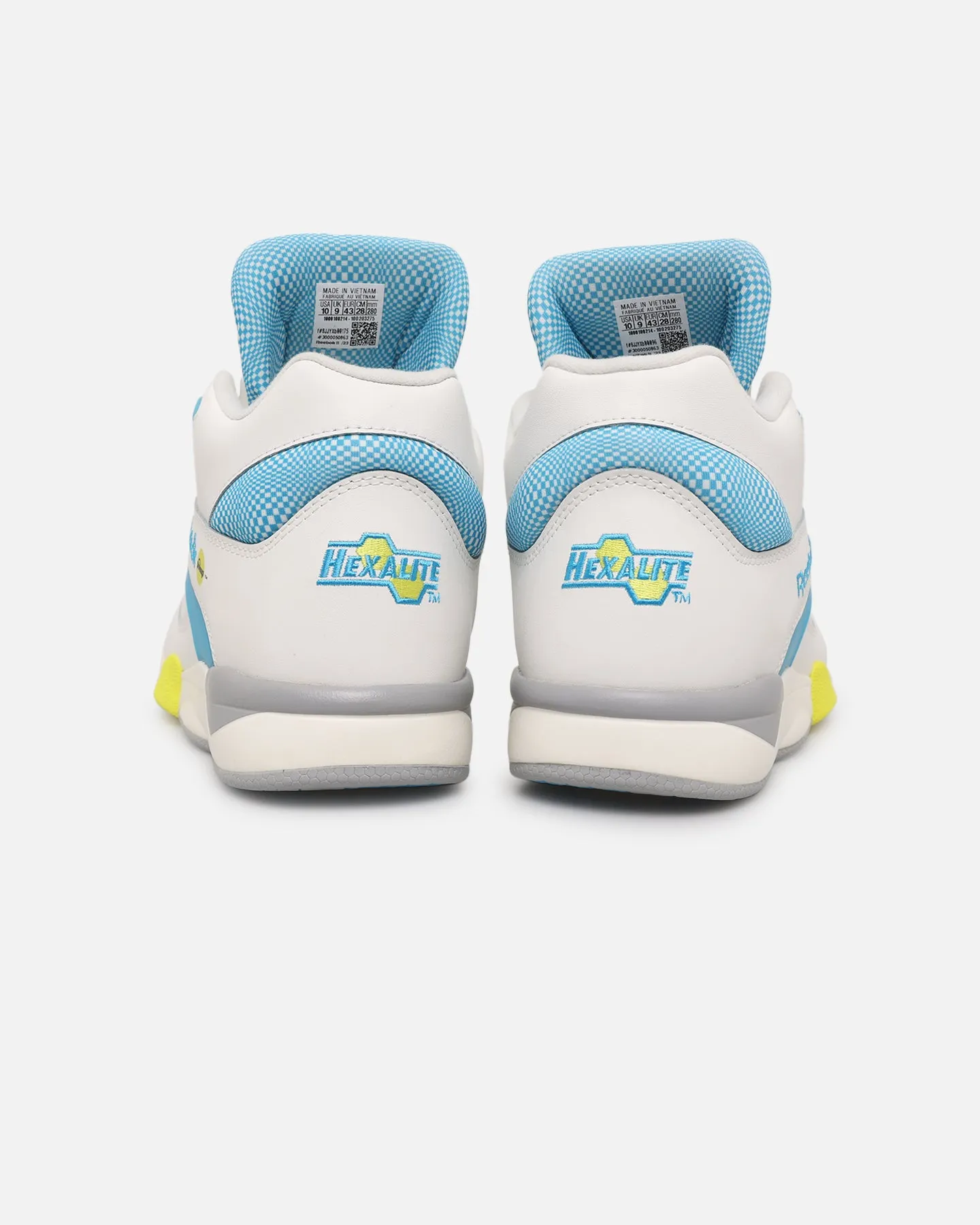 Supportive Core Office Workers Strap Mode Reebok Court Victory Pump Chalk/Blue
