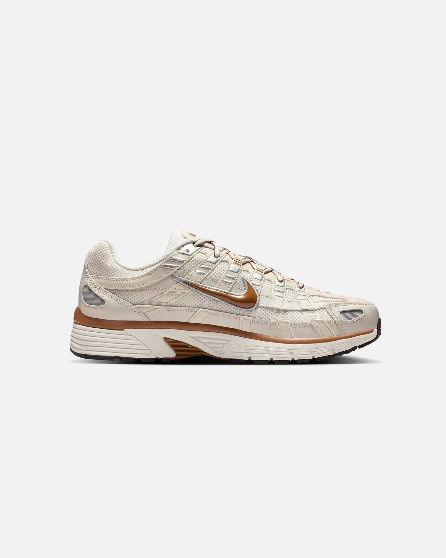 Nike P-6000 Lt Orewood Brown/Lt British Tan Vegan Material Options Tpu Stability Frame