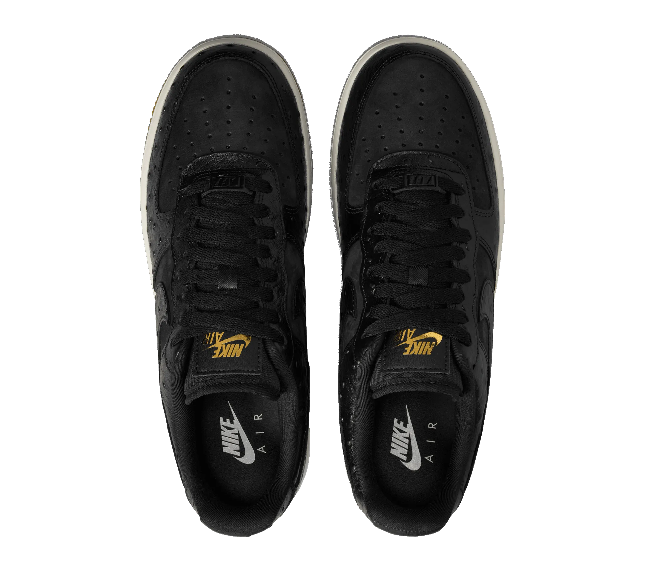 custom-fit Patterned W Nike Air Force 1 '07 LX "Black Ostrich"