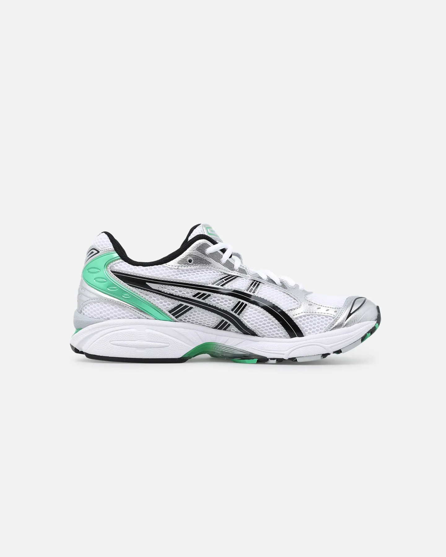 Asics Gel-Kayano 14 White/Green Fashionable Supportive Core Weekend Warriors