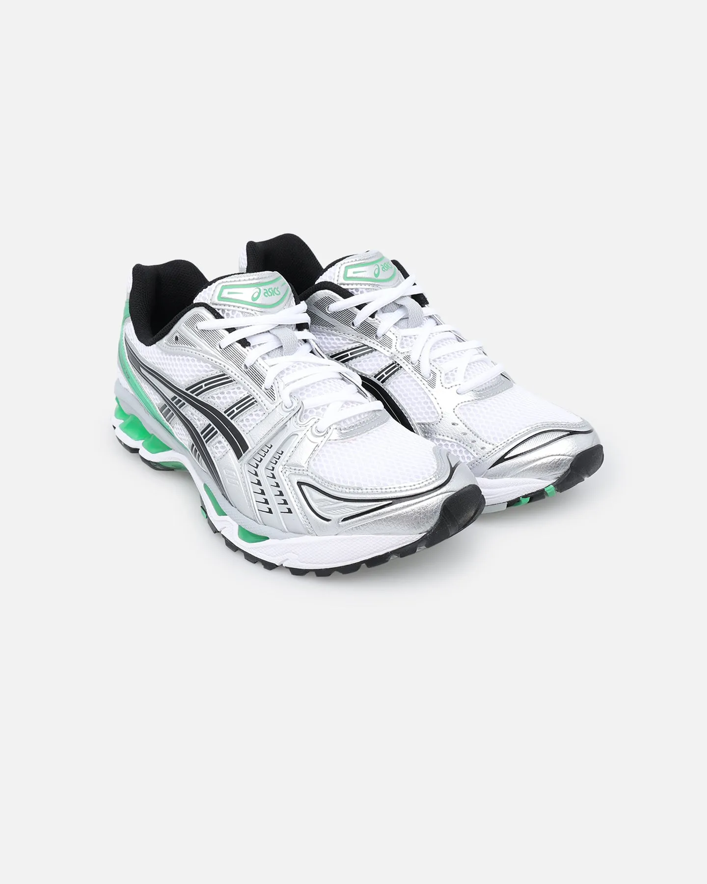 Asics Gel-Kayano 14 White/Green shape fit Color Pop