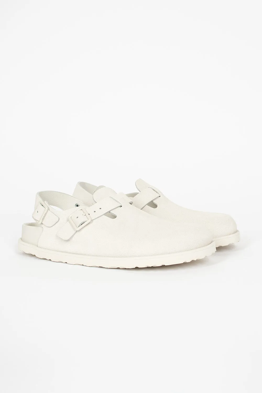 Tokio Suede Clog Bone Swift Path Lightweight Design