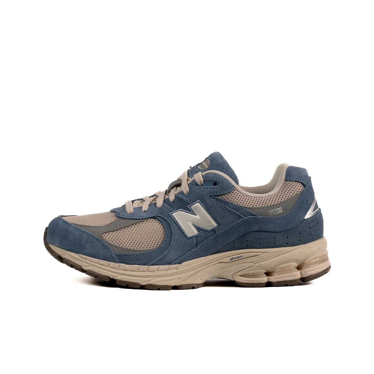 Color Variety shock - absorbing rubber sole shoes NEW BALANCE 2002R - BLUE GREY