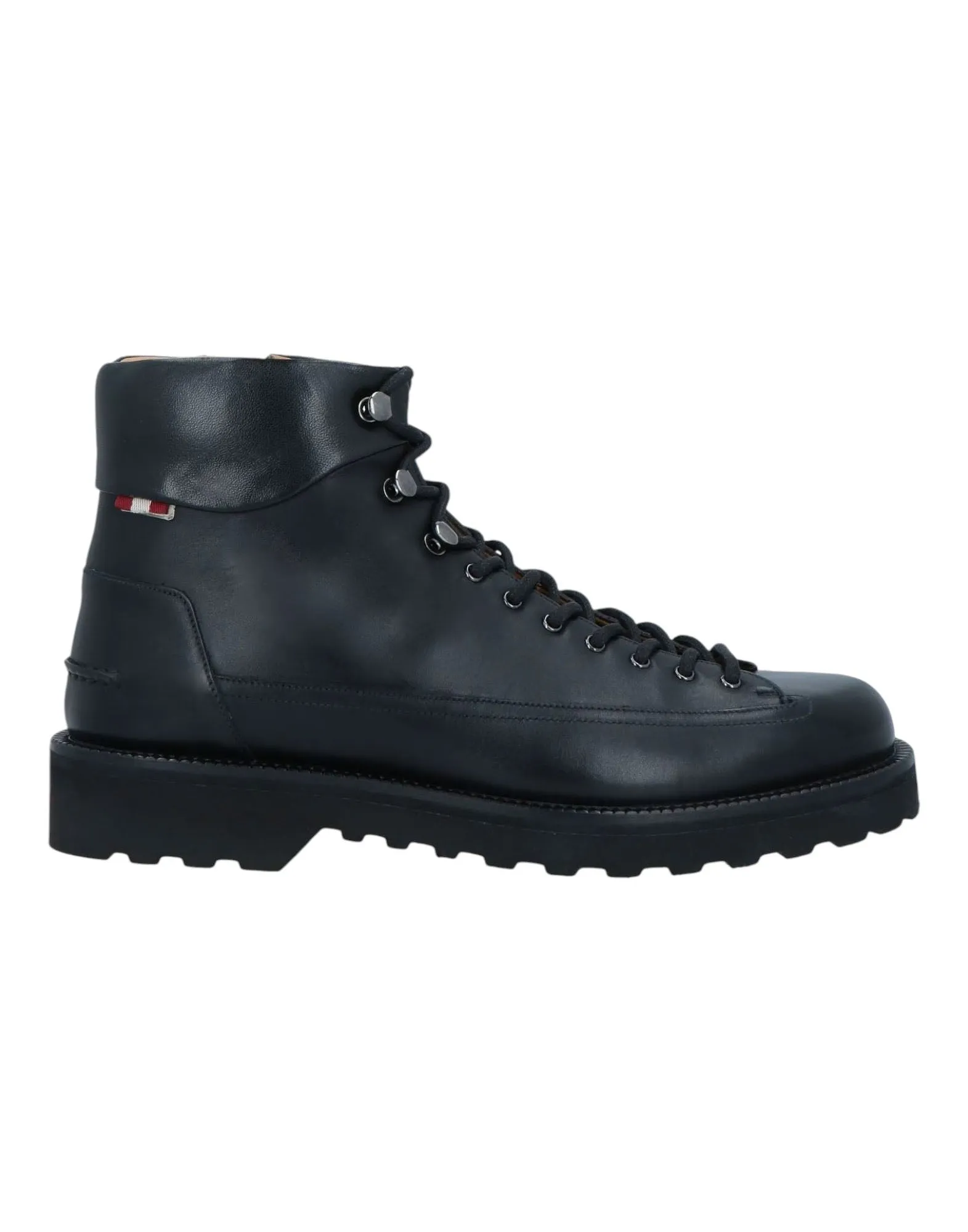 Bally Norkwel 6239796 Men's Black Calf Leather Ankle Boots Stable Support Snowy Path