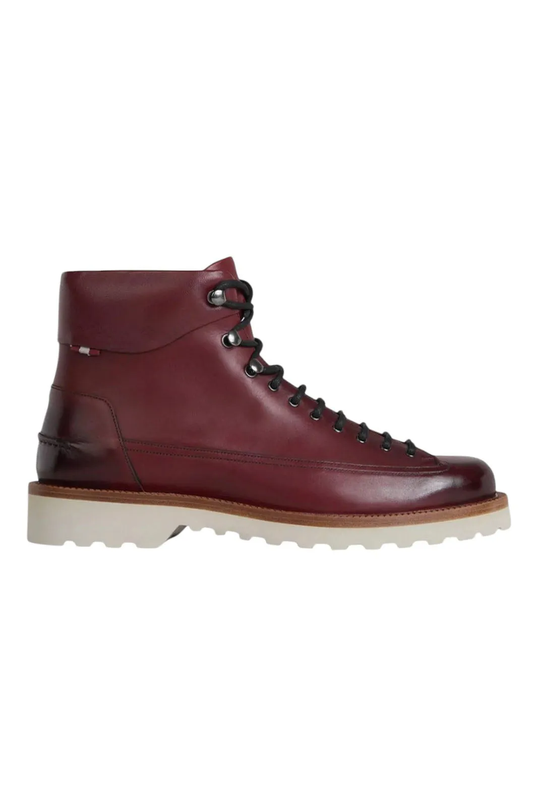 Comfort Ankle Bally Norkwel 6239798 Men's Heritage Red Calf Leather Ankle Boots