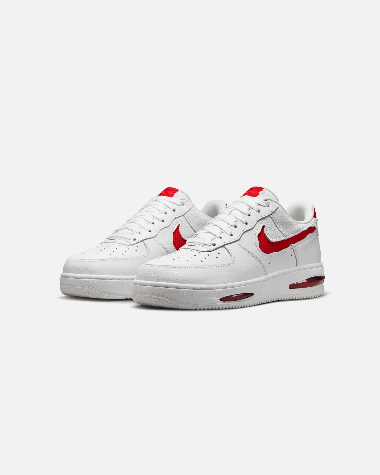 Padded Comfort Standing Workers Nike Air Force 1 Low Evo White/University Red