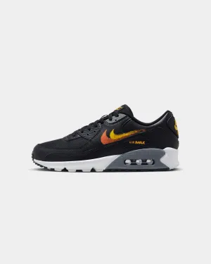 Nike Air Max 90 Black/Safety Orange Weekend Casual Comfort Fit
