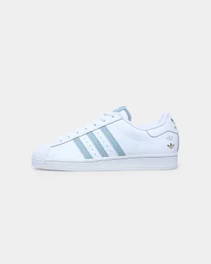Adidas Superstar Cloud White /  Magic Grey / Gold Foil Low Profile Weekend Trip Velvet Soft