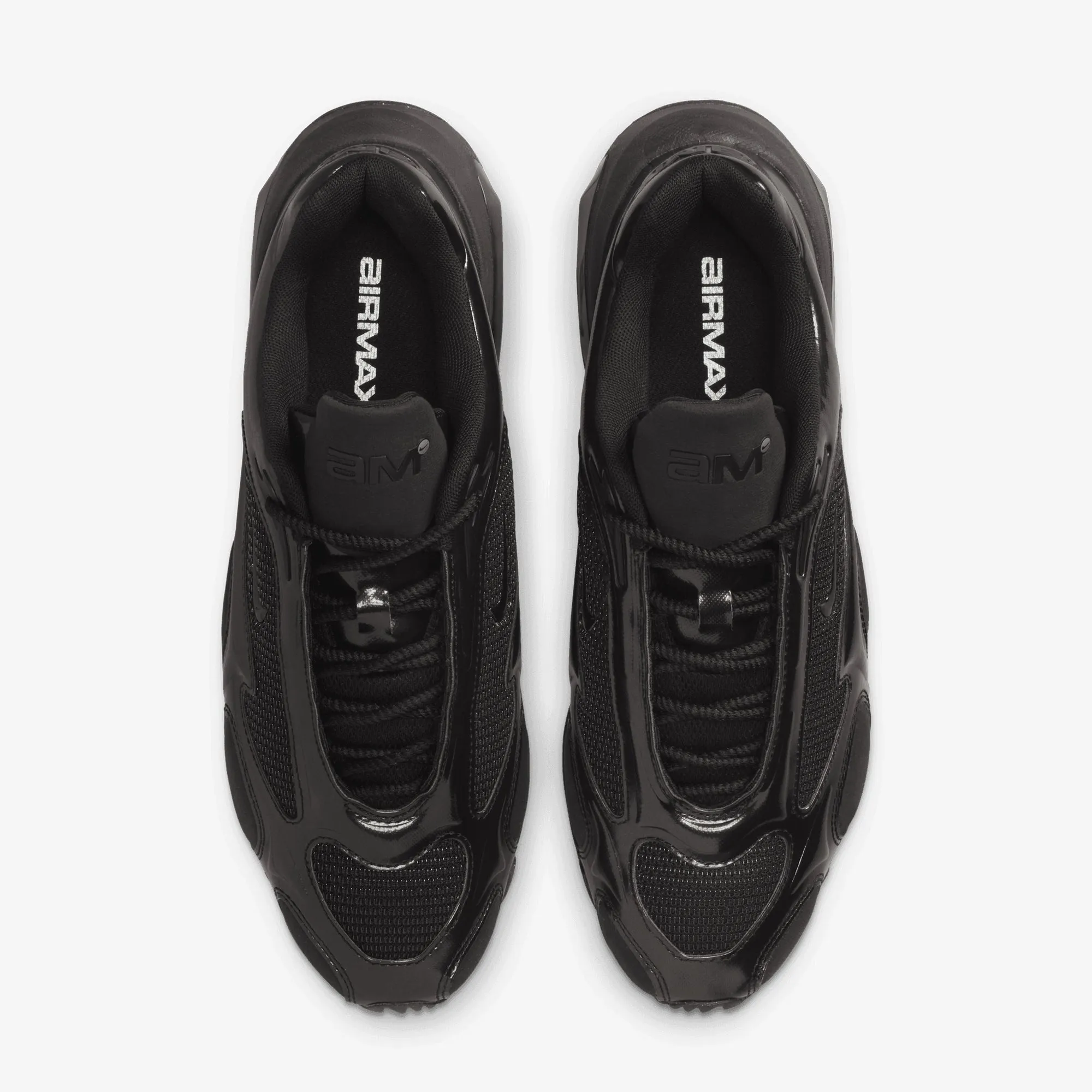 Nike | AIR MAX MUSE { BLACK/BLACK-METALLIC SILVER Tear Resistant Stitching