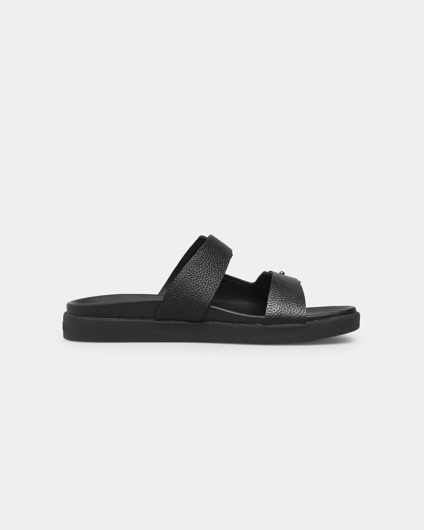 Calvin Klein Leather Sandals CK Black Wet Land AI Path