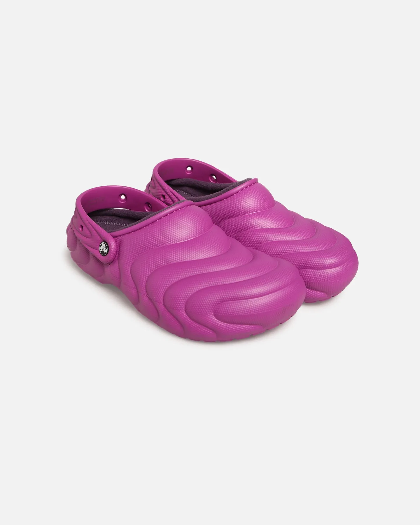 Crocs Classic Lined Over Puff Clog Purple Icon Walk