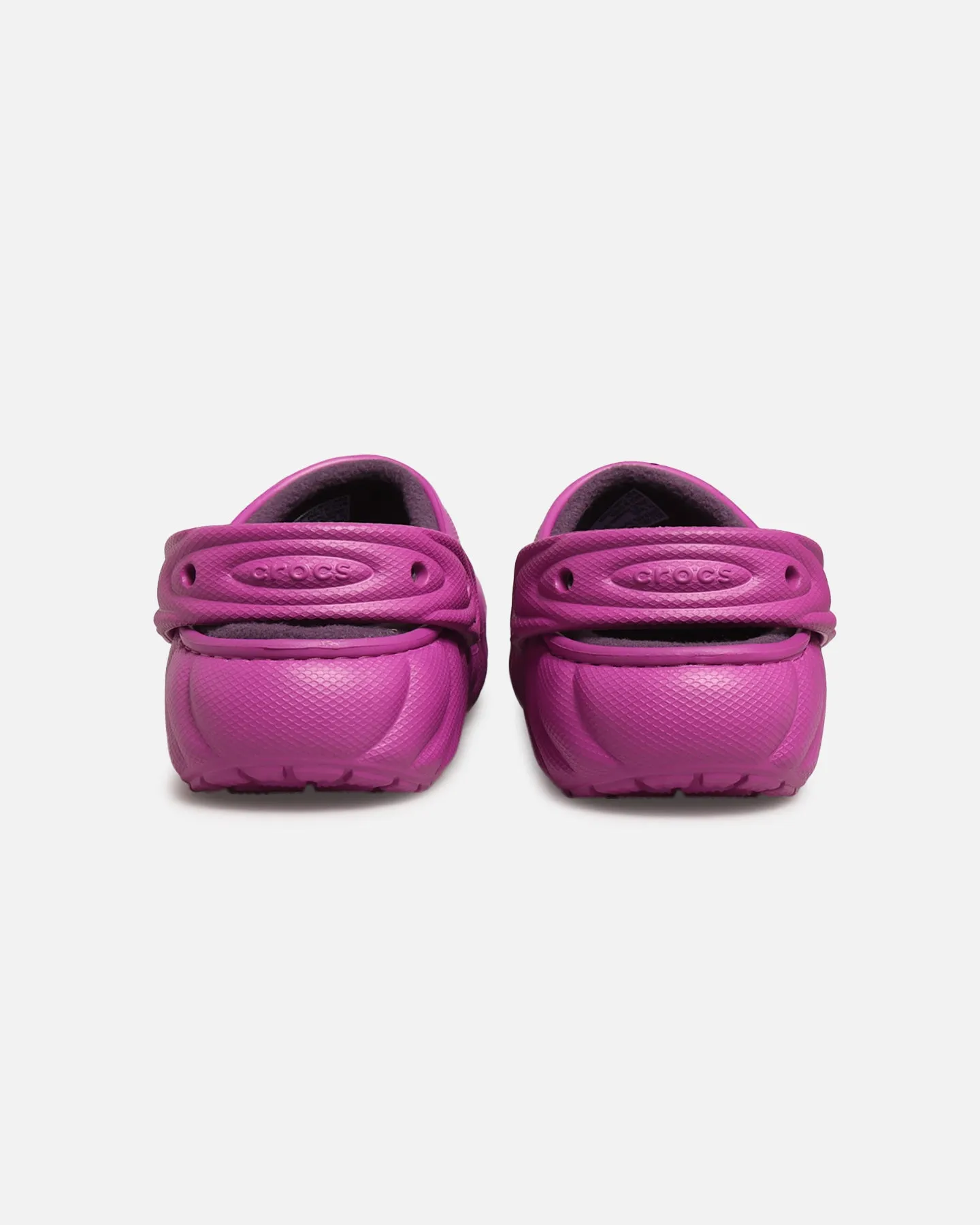Crocs Classic Lined Over Puff Clog Purple Retro Mood Breath Fresh