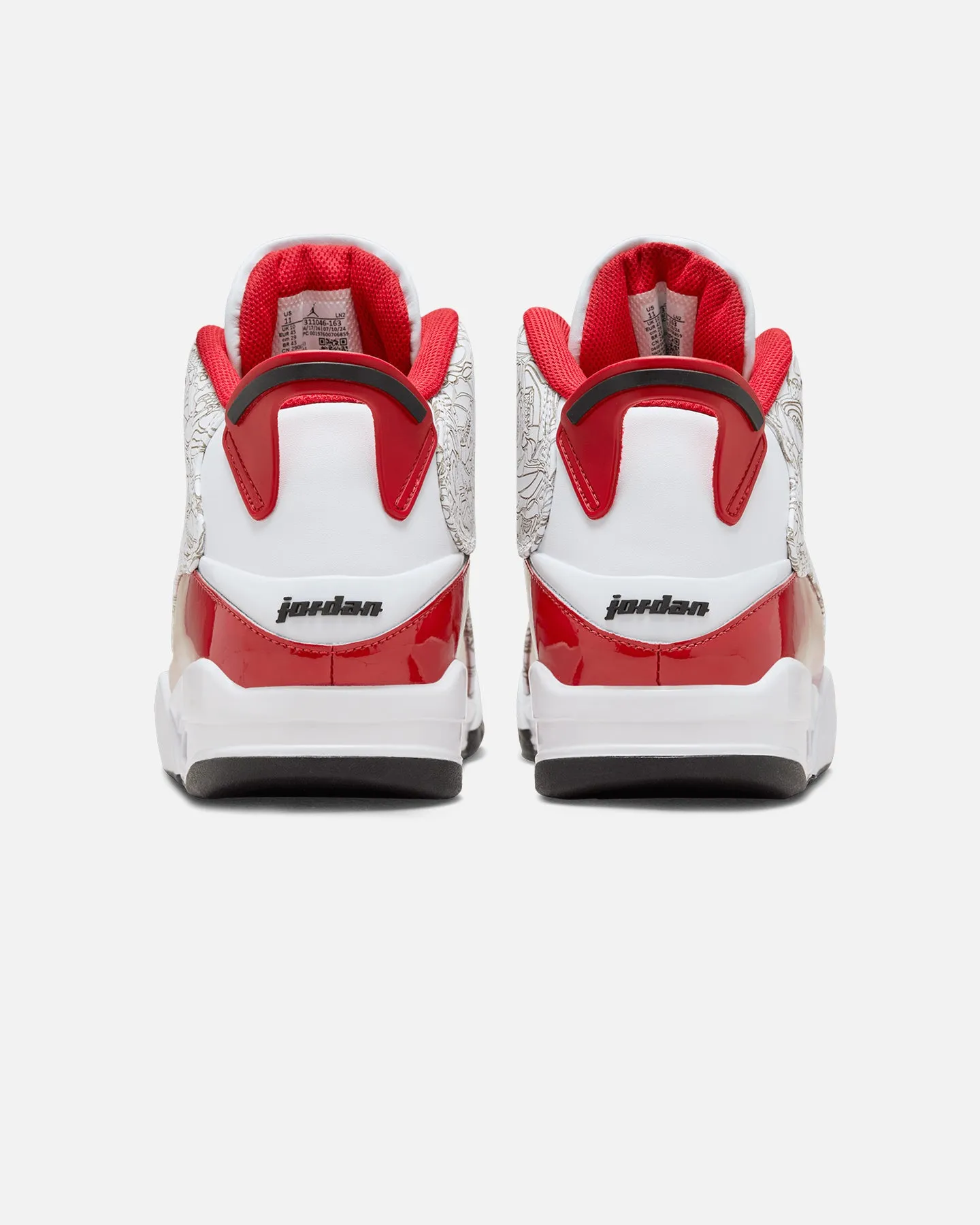 Elastic Goring System Jordan Air Jordan Dub Zero White/Varsity Red