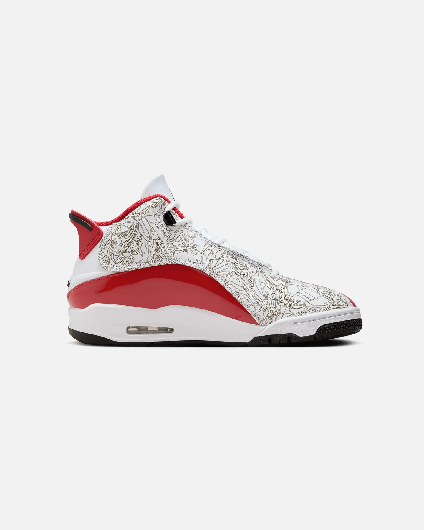 Smart Lifestyle Padded Ankle Collar Jordan Air Jordan Dub Zero White/Varsity Red