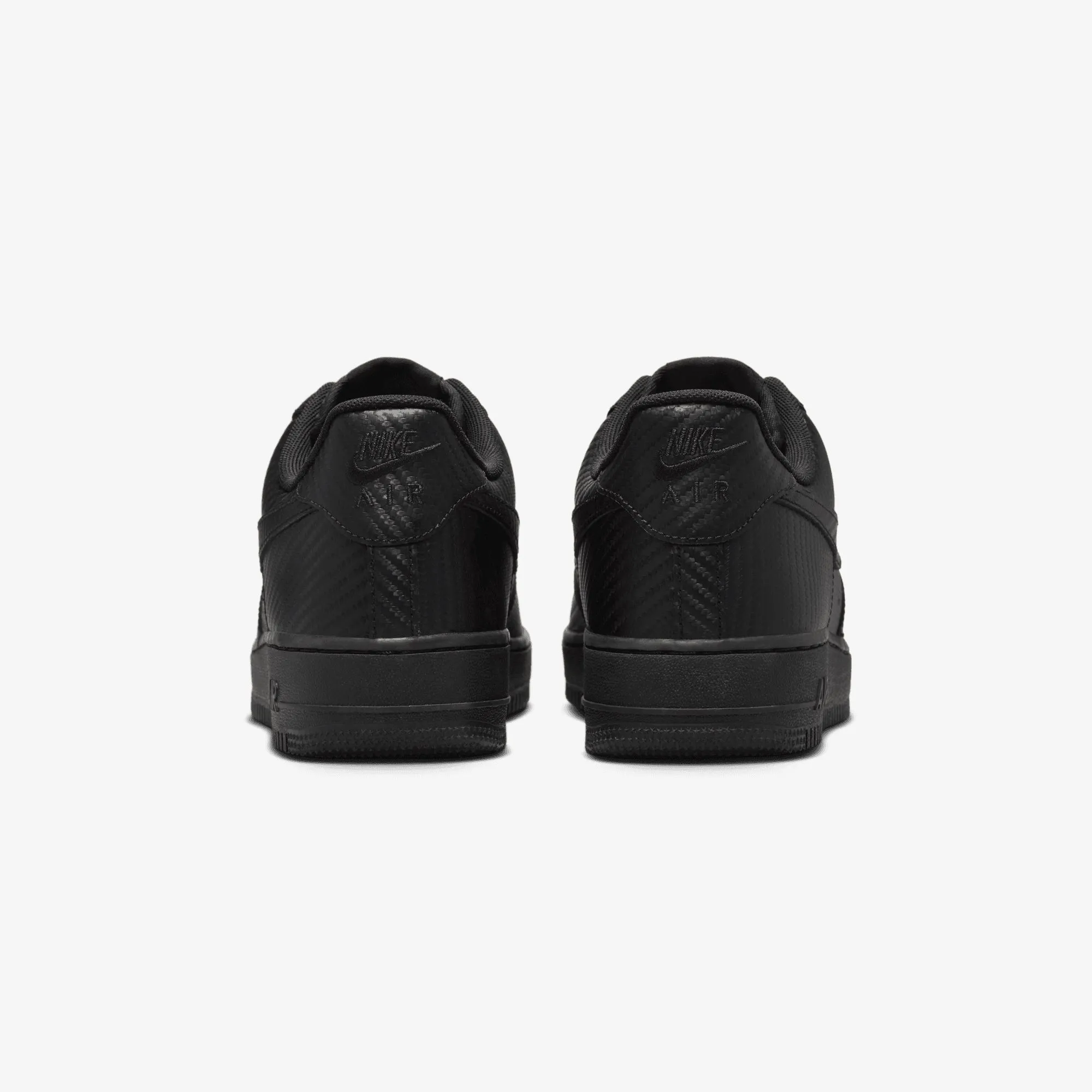 Supportive Feel NIKE | AIR FORCE 1 '07 TEXTURE { BLACK/BLACK