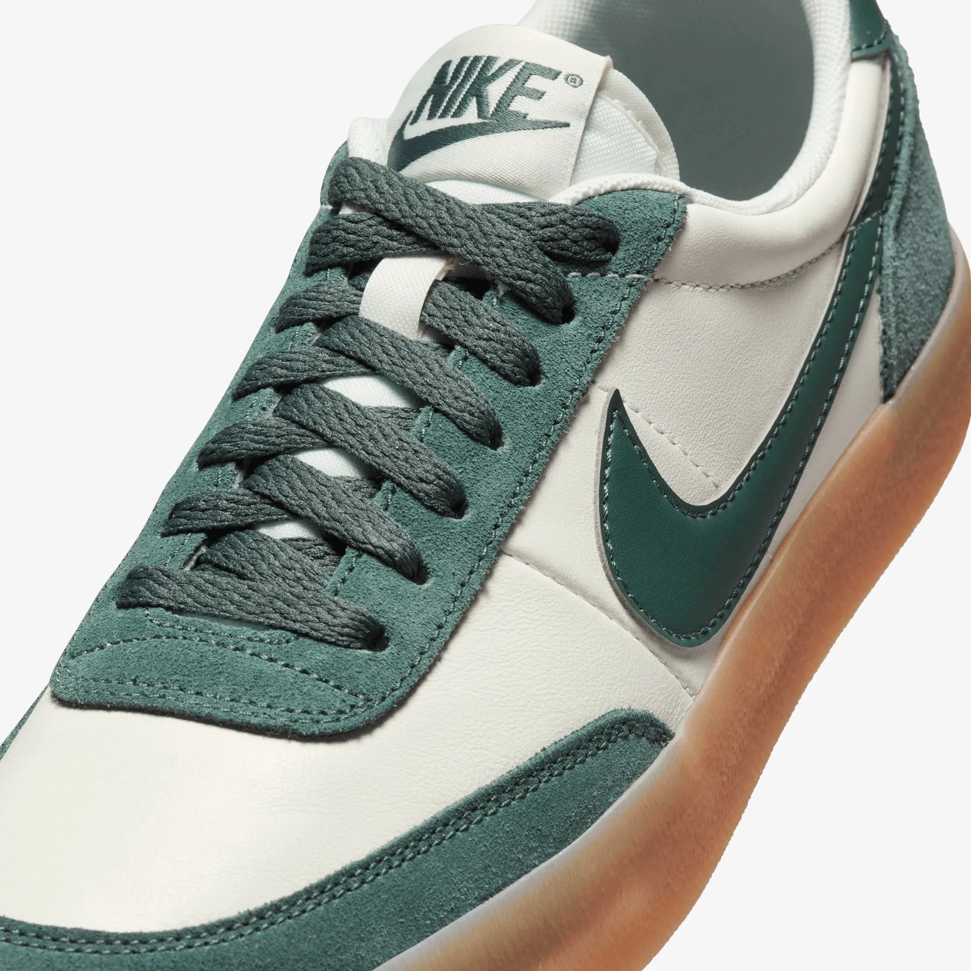 NIKE | KILLSHOT 2 { SAIL/VINTAGE GREEN-GUM YELLOW Slip On Construction