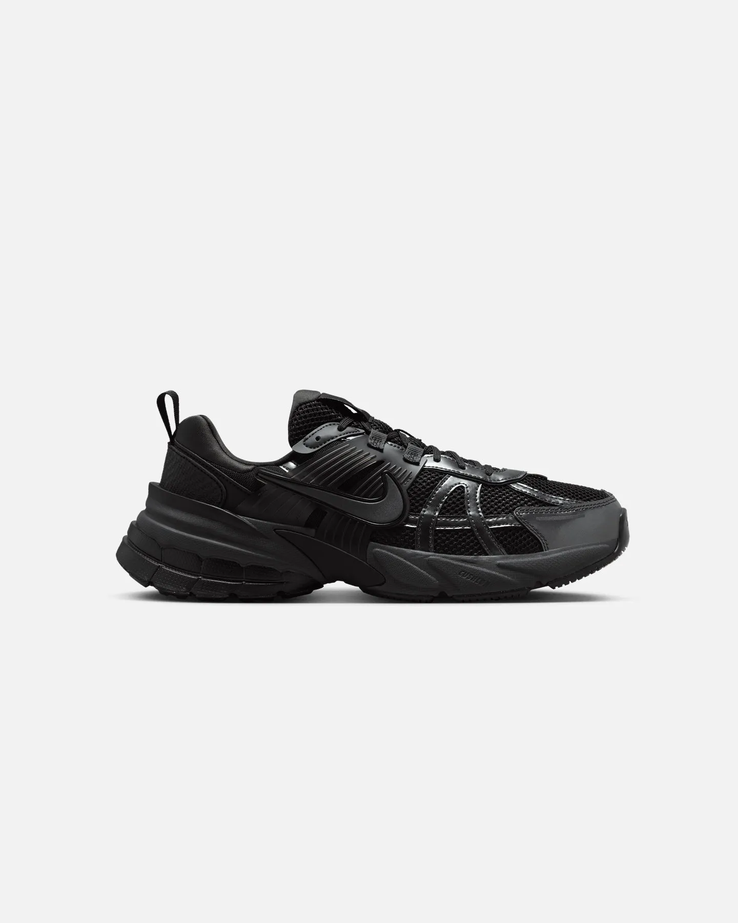 Shock   Resistant Nike V2K Run Black/Dark Smoke
