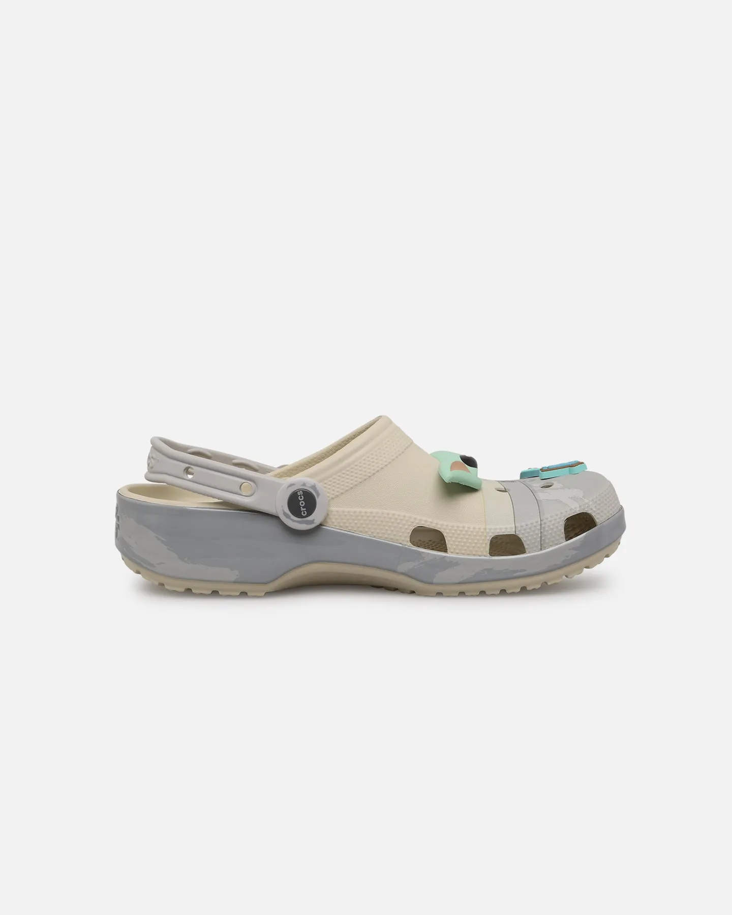 Star Wars X Crocs Classic Clog 'Grogu' Bone Meta Move Agile Path