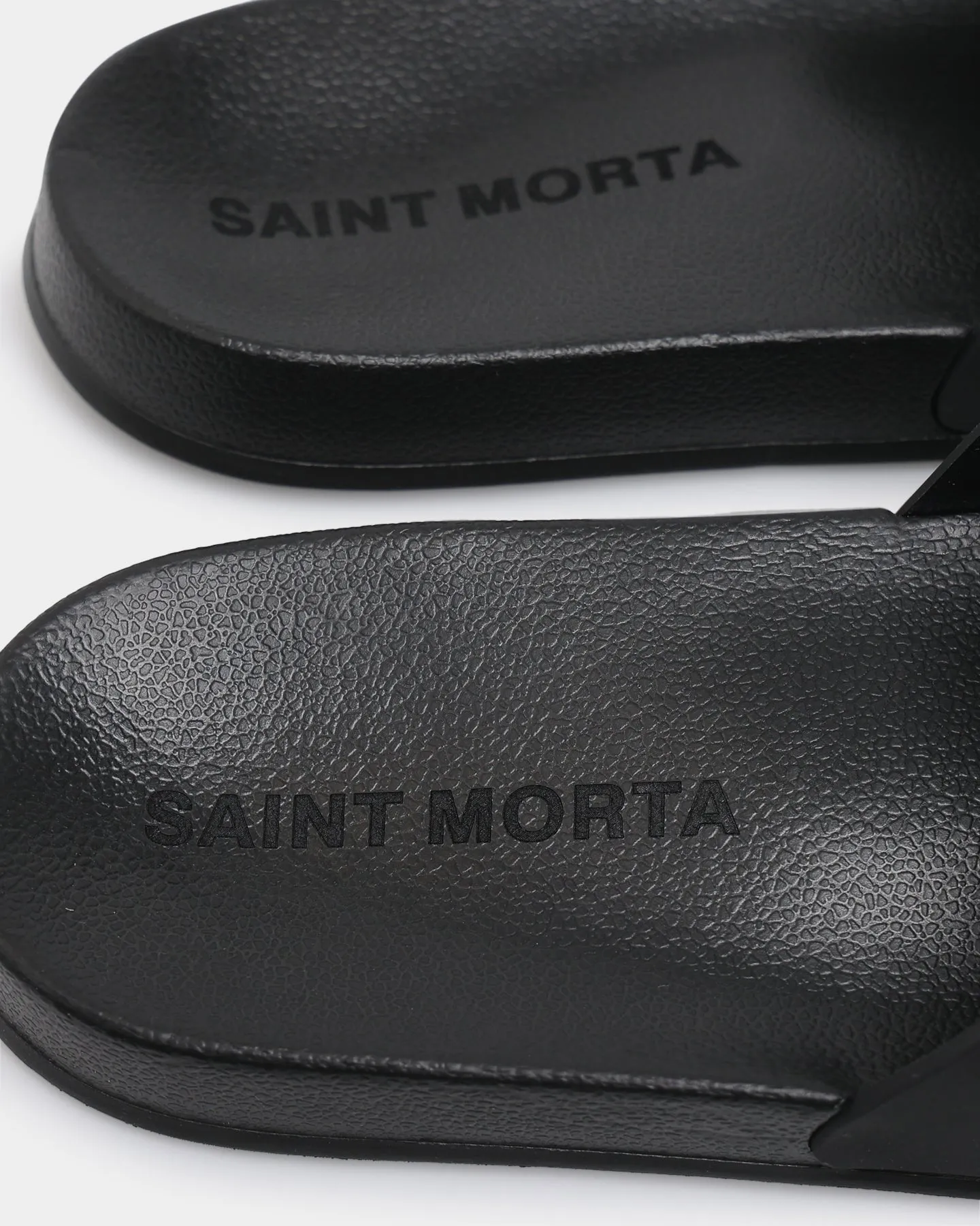 Saint Morta Alameda Pool Slides Black Durable Build