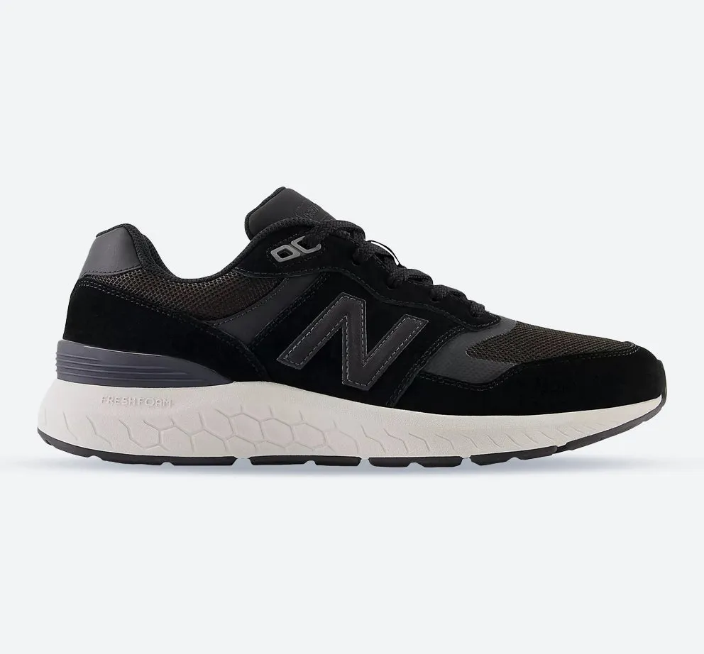 padded - collar running gear Men's Wide Fit New Balance MW880BK6 Walking/Running Sneakers - Fresh Foam