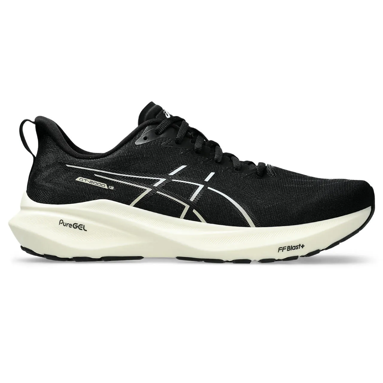 Non Slip Wellness Seekers MEN'S GT-2000 13 - WIDE 2E  - 003 BLACK/WHITE