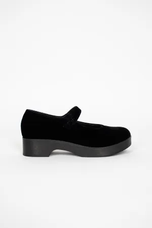 Viral Pop Button Ballerina Clog Black