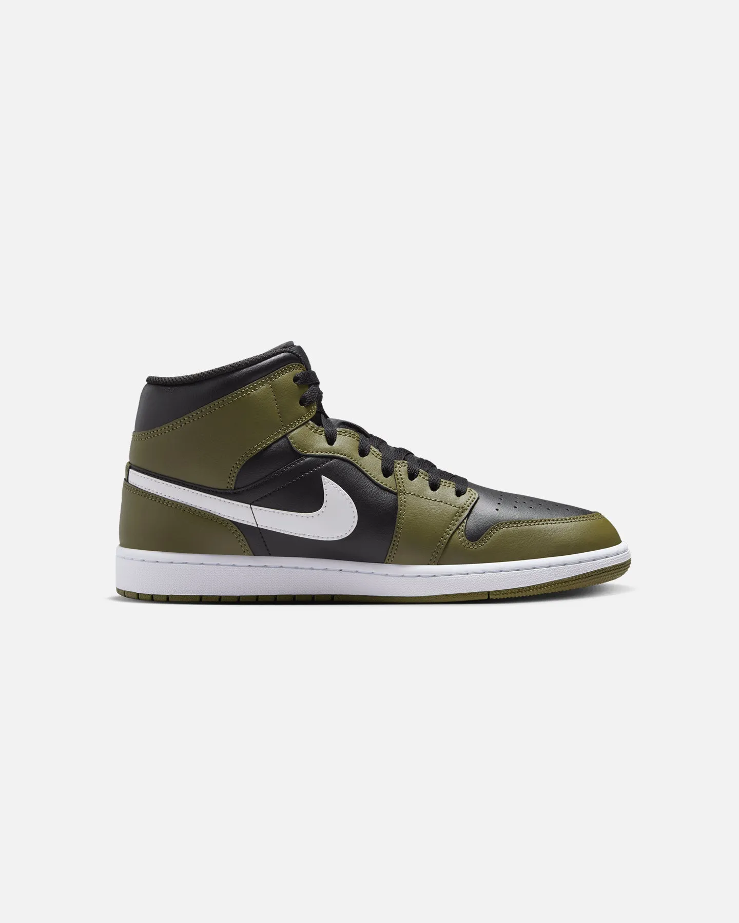 mesh construction Toe box Jordan Air Jordan 1 Mid "Sequoia" Black/White