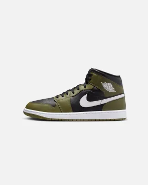 Jordan Air Jordan 1 Mid "Sequoia" Black/White Freeze Proof