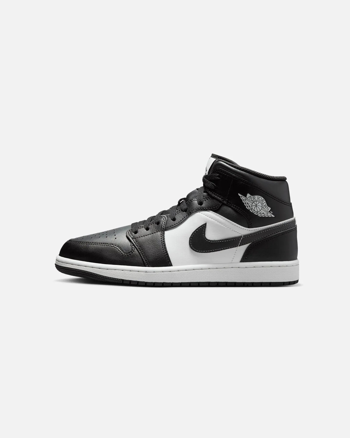 Lightweight Lightweight Form Rainy Day Jordan Air Jordan 1 Mid "Off Noir Toe"  Black/White