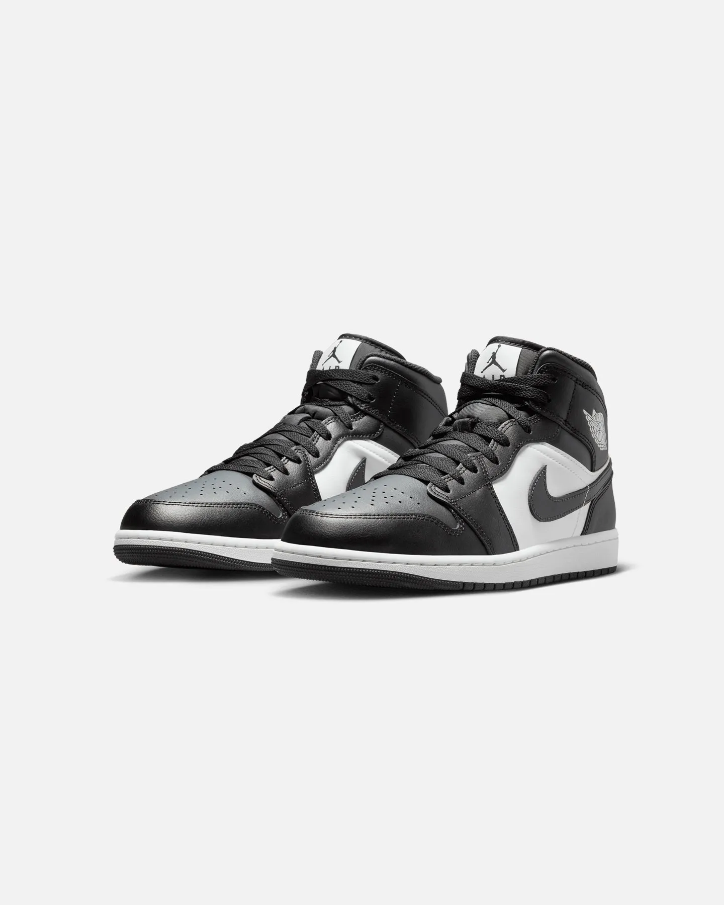 Jordan Air Jordan 1 Mid "Off Noir Toe"  Black/White Mesh Cool