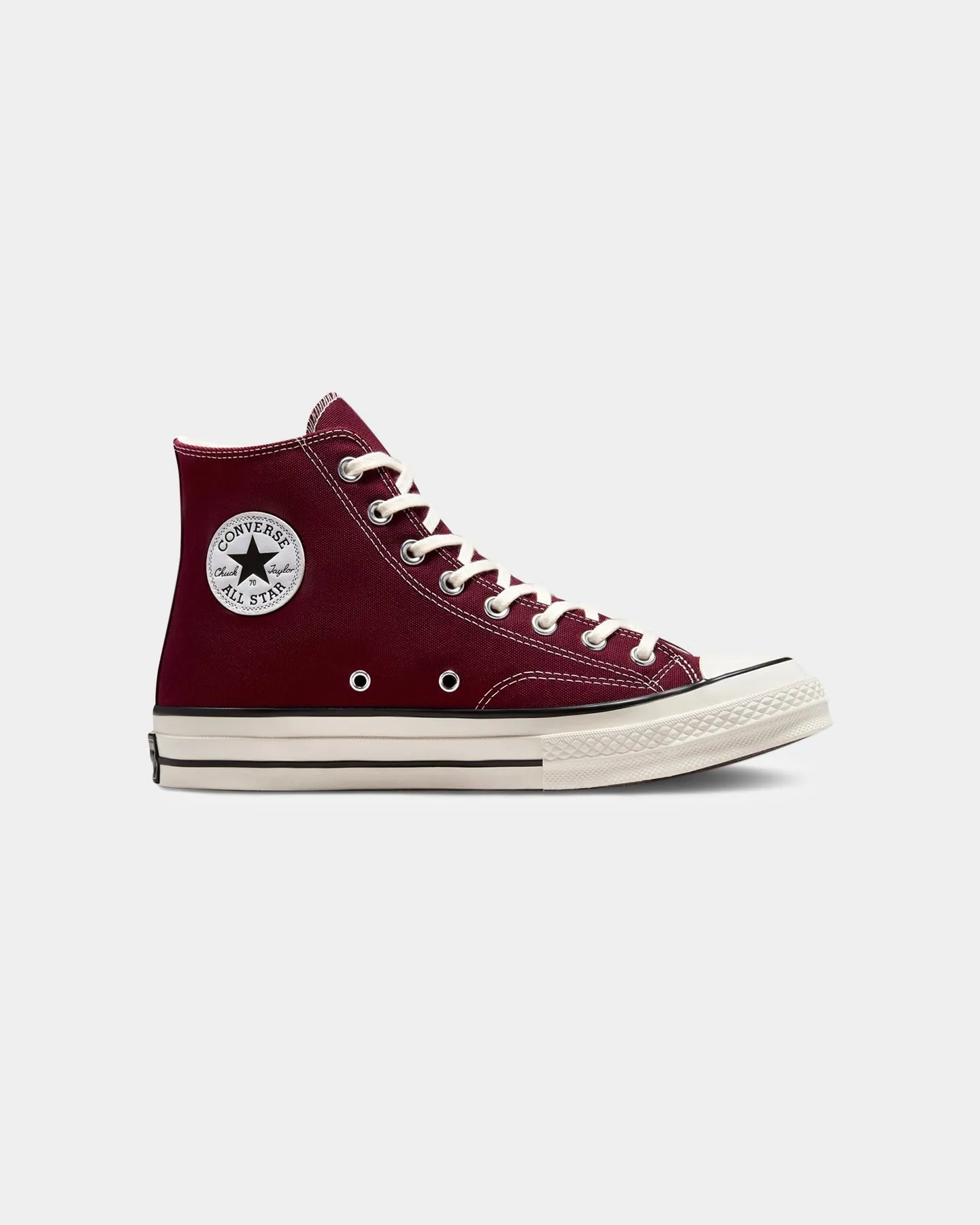Converse Chuck 70 Hi Vintage Canvas Dark Beetroot/Egret Flexible Fit Active People Reinforced toe