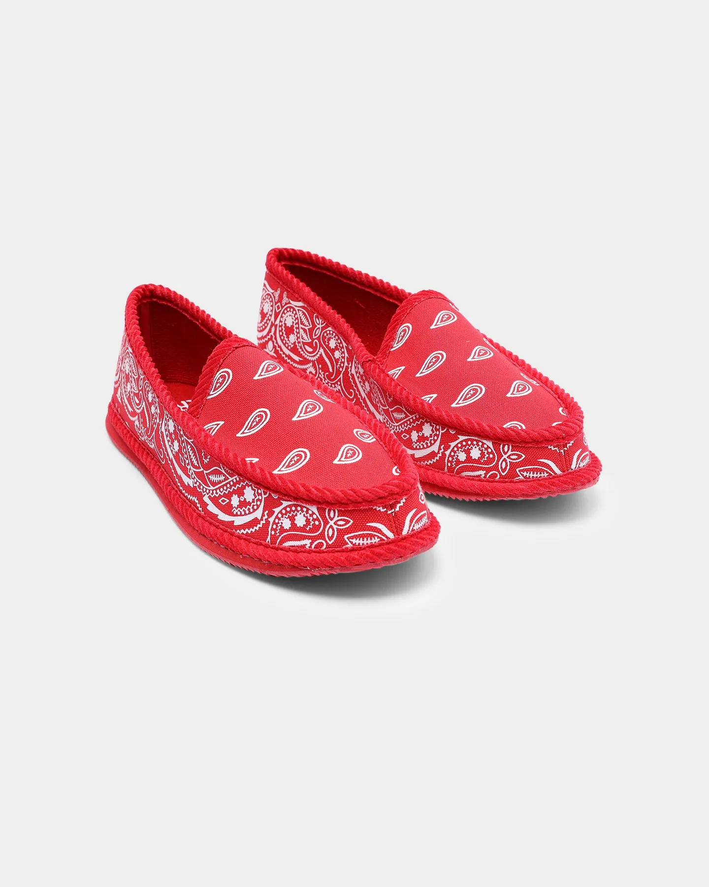 Goat Crew Bandana Slipper Red/White Boho Free Meta Move