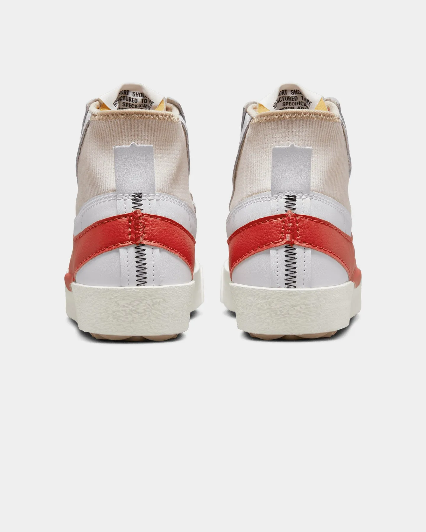 Nike Blazer Mid '77 Jumbo White/Habanero Camera Look