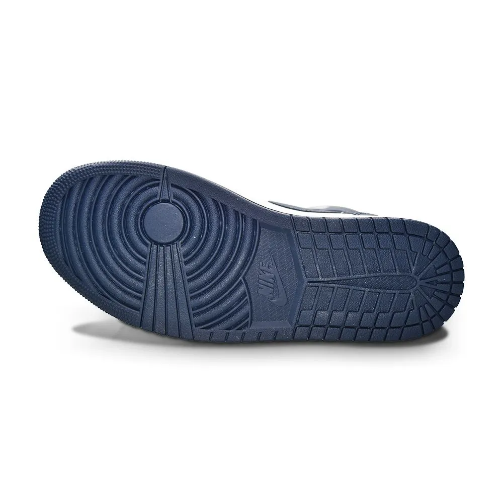 Stabilizing TPU Frame Wide Toe Box Optimized Nike Air Jordan 1 Mid 'White Metallic Gold Obsidian'